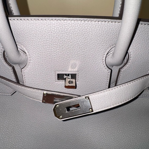 Elegant Hermes 2025 HAC 40 in Etain Togo on Palladium Hardware - Picture 14 of 14